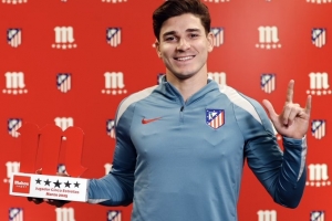 在线登录入口-6场3球，阿尔瓦雷斯当选马竞3月最佳球员